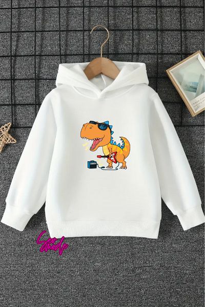 SevMode SWEATSHIRT CU GLUGĂ IMPRIMAT UNISEX COPII