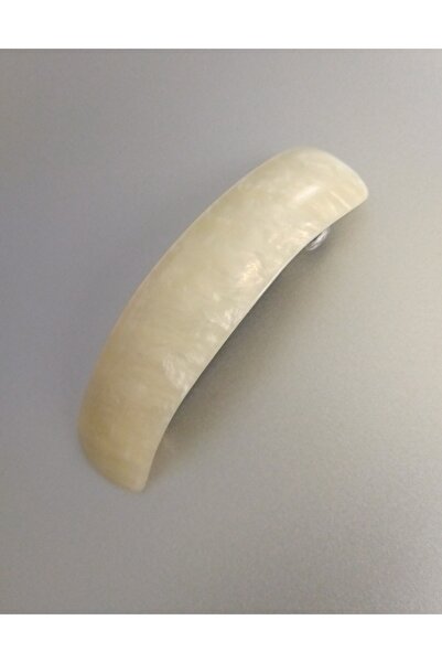 TREND Shiny Pearlescent Curved Automatic Clip Hair Clip - High Quality Acetate Hairpin