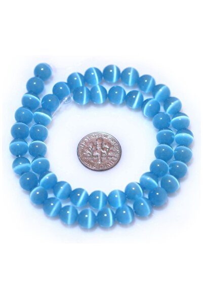 RLX BUJİTERİ Piatră naturală Ochi de pisică 8 mm 1 șuviță medie (49 buc.)