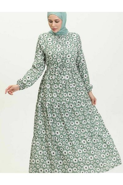 MODA Floral Patterned Hijab Dress