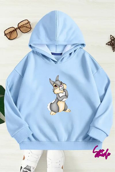 SevMode SWEATSHIRT CU GLUGĂ IMPRIMAT UNISEX COPII