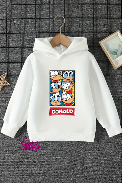 SevMode SWEATSHIRT CU GLUGĂ IMPRIMAT UNISEX COPII