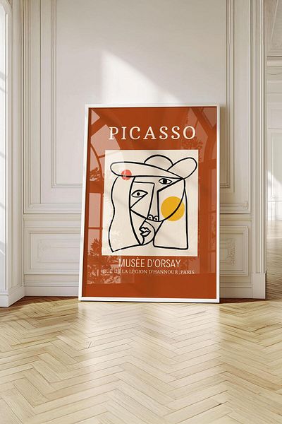 Buka Shops Picasso „Expoziții de muzeu” Colecția în cadru: Paris Art Heritage Set de 3 picturi premium