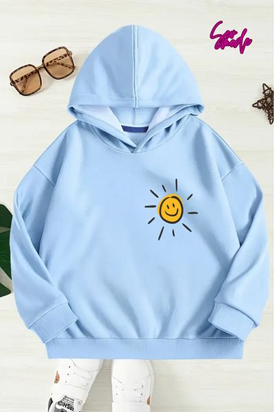 SevMode SWEATSHIRT CU GLUGĂ IMPRIMAT UNISEX COPII