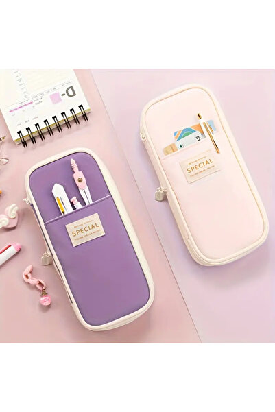 BALCI HEDİYELİK مقلمة ذات سعة كبيرة - حامل قلم متعدد الأقسام بحجم كبير