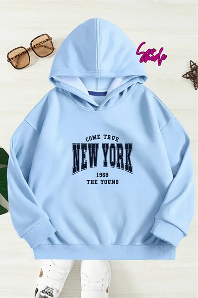 SevMode SWEATSHIRT CU GLUGĂ IMPRIMAT UNISEX COPII