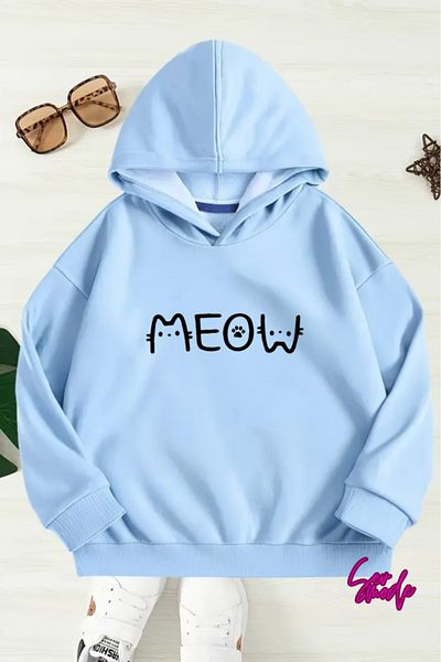 SevMode SWEATSHIRT CU GLUGĂ IMPRIMAT UNISEX COPII