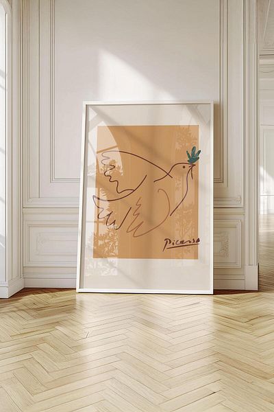 Buka Shops Picasso Dove of Peace și Matisse într-un cadru: set de 3 picturi premium