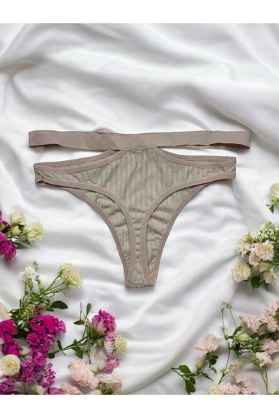 Vanilya Secret Βαμβακερό βαμβακερό ελαστικό στρινγκ εσώρουχο