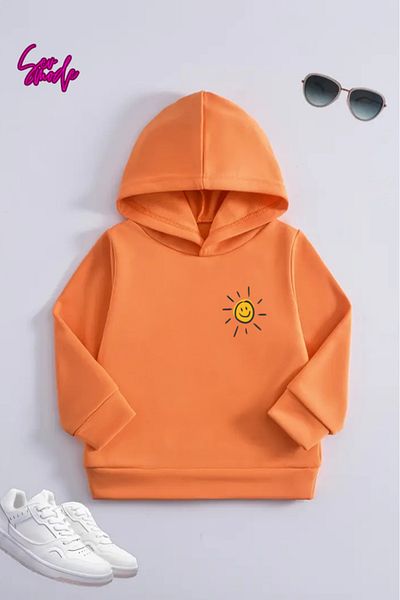 SevMode Children's Unisex Printed Hooded Sweatshirt