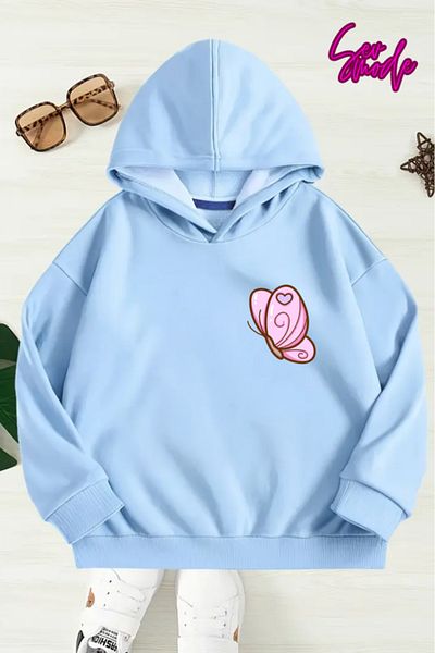 SevMode SWEATSHIRT CU GLUGĂ IMPRIMAT UNISEX COPII
