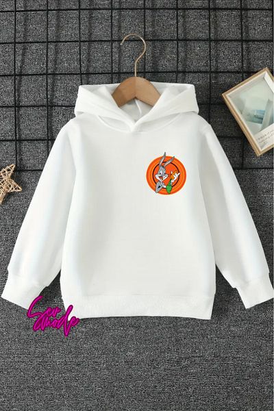 SevMode SWEATSHIRT CU GLUGĂ IMPRIMAT UNISEX COPII