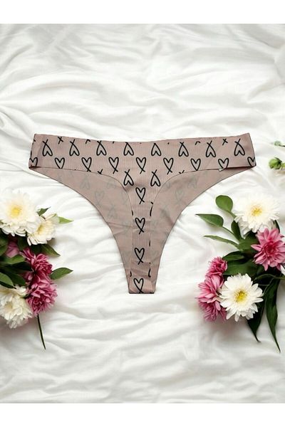 Vanilya Secret Γυναικεία στρινγκ κιλότα σε σκόνη με λέιζερ χωρίς μοτίβο