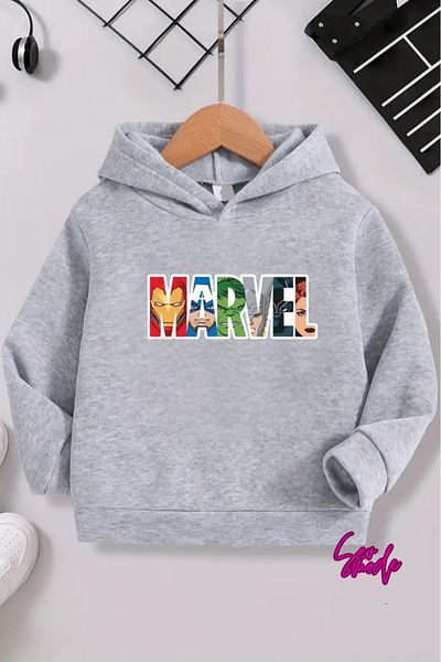 SevMode ДЕТСКИ УНИСЕКС СУИТШЪР С КАЧУЛКА И ПРИНТ