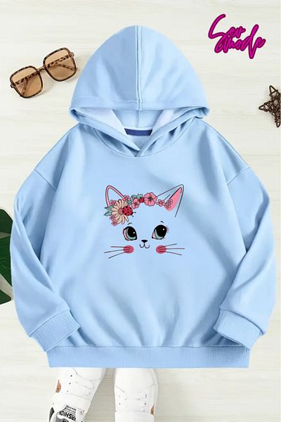 SevMode SWEATSHIRT CU GLUGĂ IMPRIMAT UNISEX COPII