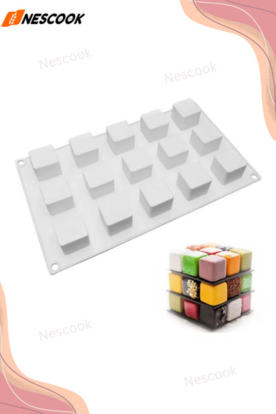 Neskuk Silicone Chocolate Mold, Halva, Muffin, Cake, Pastry Mold, Silicone Cake Mold