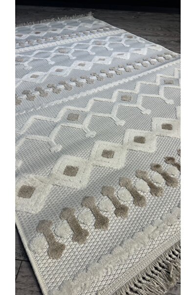 evser halı Fulya Bukleli Yumuşak Peluş Post Shaggy Çocuk Odası Oturma Odası S...