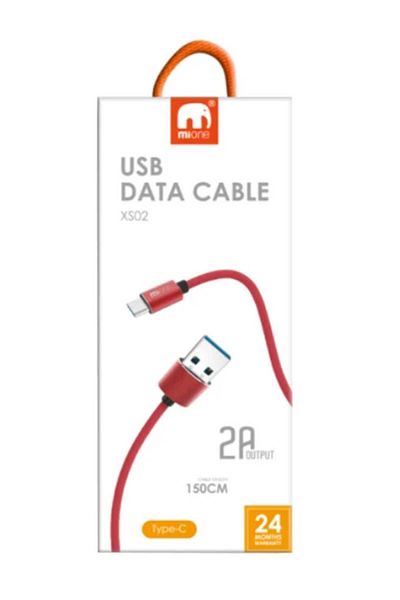 MIONE USB TYPE-C Fast Charging Cable 2A 1.5 Meters