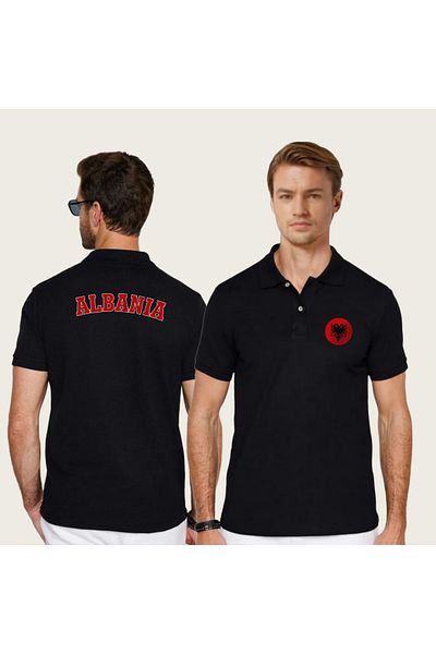 SARI ALBÁNIE ALBÁNIE POLO LÍM 100% BAVLNĚNÉ TRIKO
