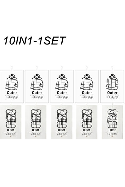 Choice 10 في 1 - مجموعة واحدة من أكياس التفريغ المعلقة لتوفير المساحة للملابس...