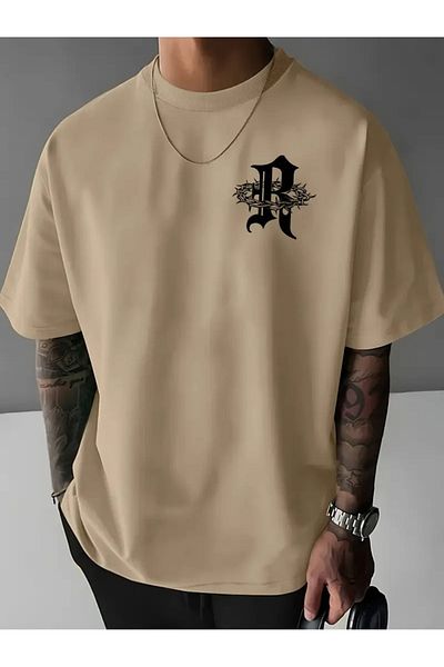 LAND MODA Κομψό ανδρικό μπλουζάκι casual - Μαλακό, , Crew λαιμόκοψη, κοντό μανίκι, άνετη εφαρμογή για την άνοιξη και το καλοκαίρι,