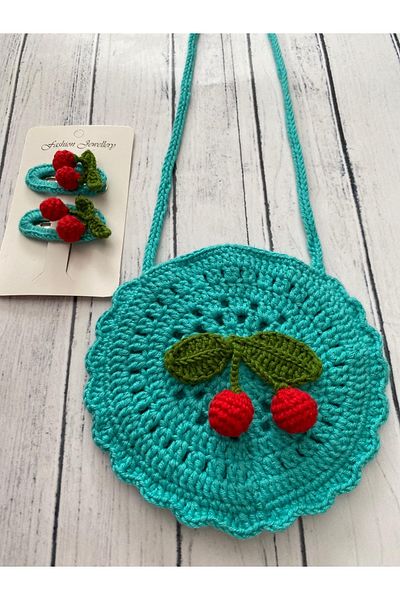 Disa Children's Knitted Bag and Buckle Set