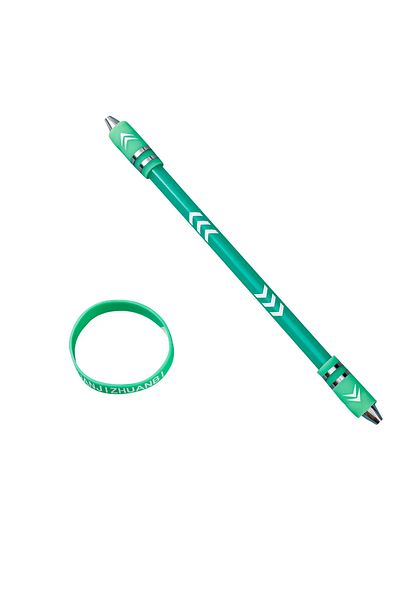 Spin Art Anti-Stress Spinning Pen - High Stability, Adjustable Metal Ring with Wearable Design