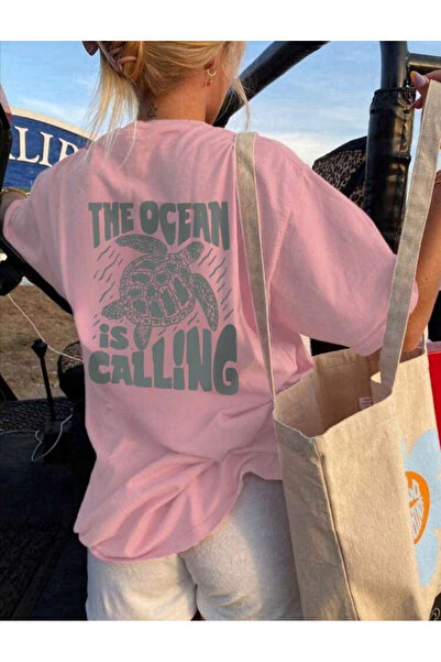 TRENDPUNKY Turtle Printed Oversize T-Shirt