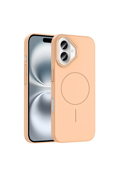 Nezih Case Apple iPhone 16 Plus Uyumlu Magsafe Şarj Destekli Pürüzsüz Silikon...