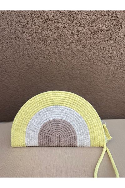 ELÇİÇEK HOME D Cluch Bag,Portfolio Anta,Handbag(Yellow)
