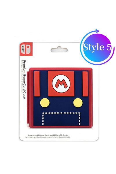 Choice Style 5 3D Pattern 12 in 1 Game Card Case for Switch OLED Storage Box Game Cartridge Case for NS Swi