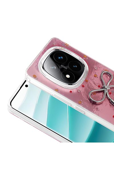 Nezih Case غطاء سيليكون ممتاز مرن لهاتف Xiaomi Redmi Note 14 Pro 4G مع شريط حماية للكاميرا