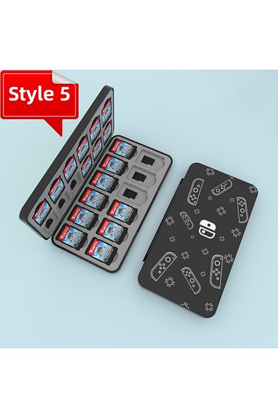 Choice Style 5 Protective Game Card Case Switch 24 Slots Storage Box Game Cartridge Case For Switch OLED Li