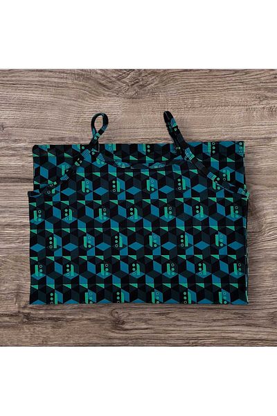 ESTA STORE Multicolor Digital Printing Narrow Fit Thick Fabric Rope Strap Undershirt