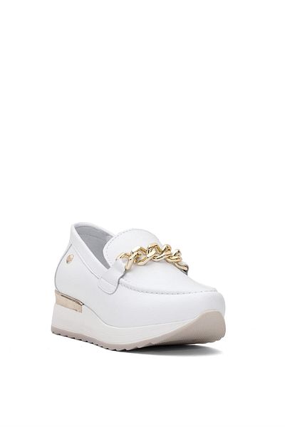 Mammamia Pantofi de damă, albi, din piele naturală D25YA-3510