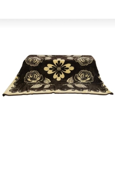 Başaran tekstil Plush Double Butler Blanket,