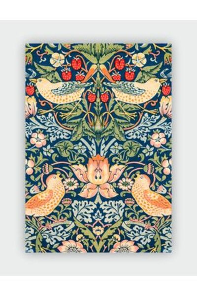Sticksy StrawberryThief William Morris Duvar Posteri - Kalın Kağıt - Çerçevesiz