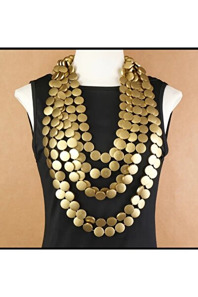 Enanice EL YAPIMI AHŞAP KOLYE