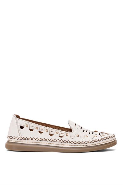Mammamia D25YA-345 Pantofi de damă din piele naturală Bone