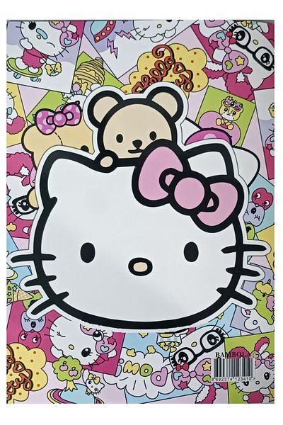 DERİND كتاب تلوين Kuromi MyMelody HelloKity مع 20 قطعة من الملصقات كهدية