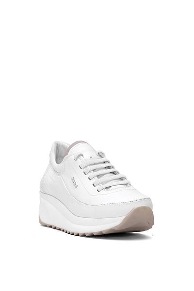 Mammamia D25YA-3475 Pantofi casual damă din piele naturală alb