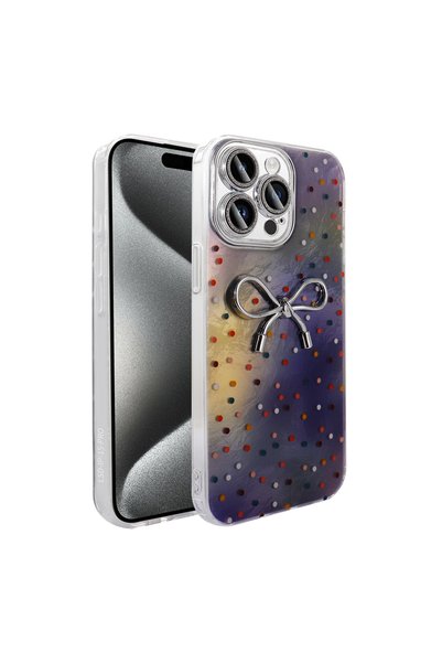 Ummeslem Compatible Ponti Silicone Cover for Apple iPhone 15 Pro Max Case wit...