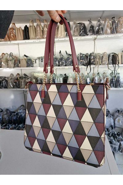 Armine 362 Women's Shoulder Bag Plaid New
