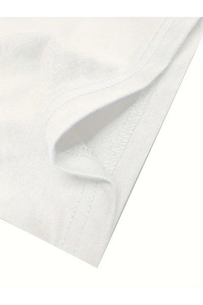 LAND MODA Men's Fashion Eye Pattern T-Shirt, Wide Fitting Woven Fabric with Slight Elasticity for Summer