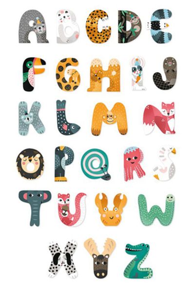 Sticksy Animals Lettersticker Phone Laptop Notebook Tablet Notebook Flask Sticker Sticker St367