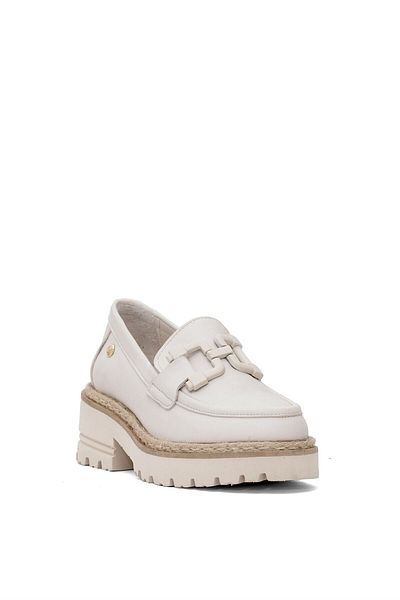 Mammamia Pantofi de damă din piele naturală D25YA-3765 Culoare crem