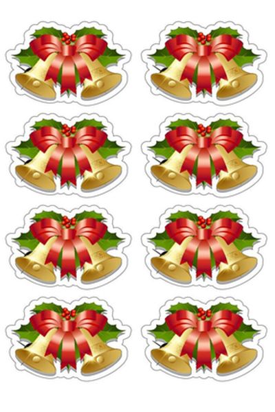 Sticksy Christmas New Yearsticker Phone Laptop Notebook Tablet Notebook Flask Sticker Label St572