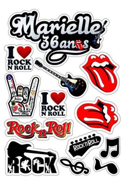Sticksy Rock Stickerphone Laptop Notebook Tablet Notebook Flask Sticker Sticker St419