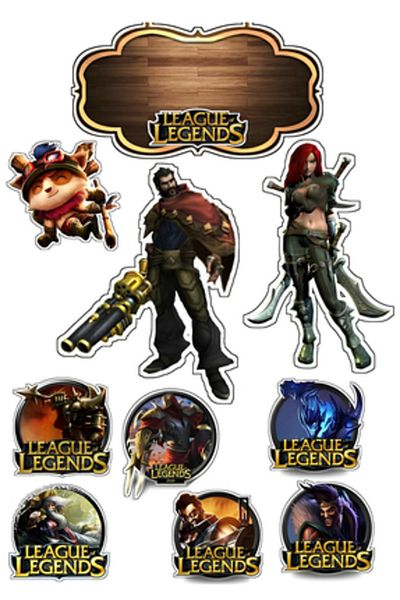 Sticksy League of Legendssticker Phone Laptop Notebook Tablet Notebook Flask Sticker Sticker St452