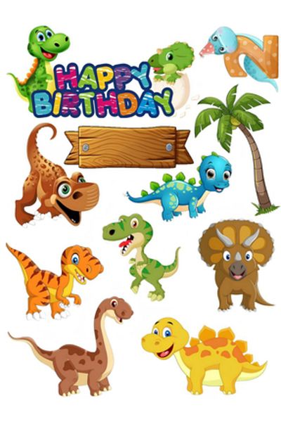 Sticksy Baby Dino Stickerphone Laptop Notebook Tablet Notebook Water Bottle Sticker Label St478